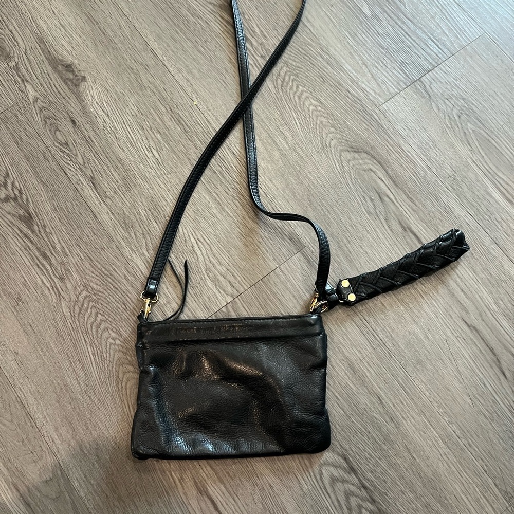 Elegant Black Leather Crossbody Bag Mceifford - Picture 3 of 6